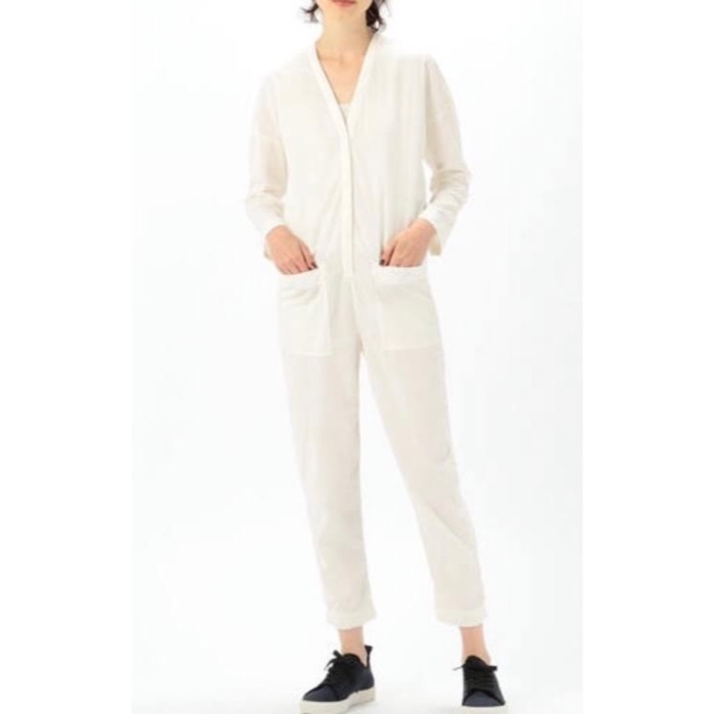 NEW JAMES PERSE Ultra Fine Cord Jumper in Ivory